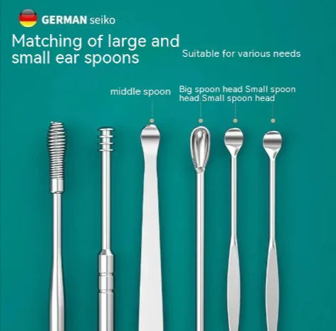Spring EarWax Cleaner Tool Set