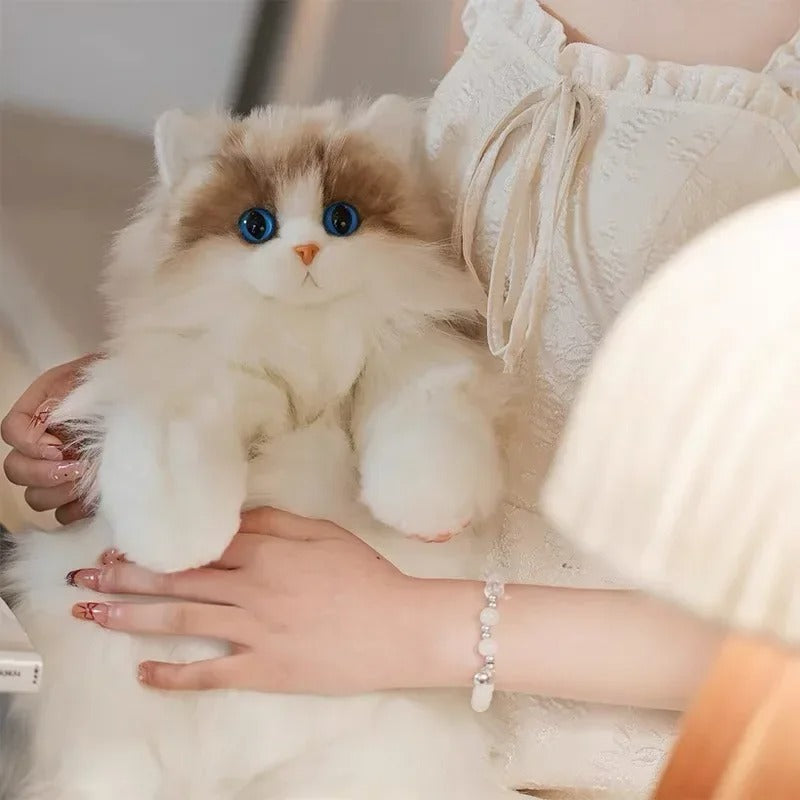 Authentic Ragdoll Cat Plush Backpack