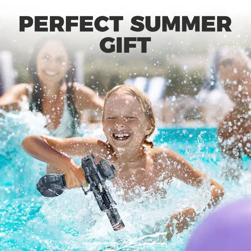 Electric LED Water Gun With Recoil and Lights