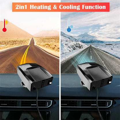 2-in-1 Multi-Function Portable Car Heater