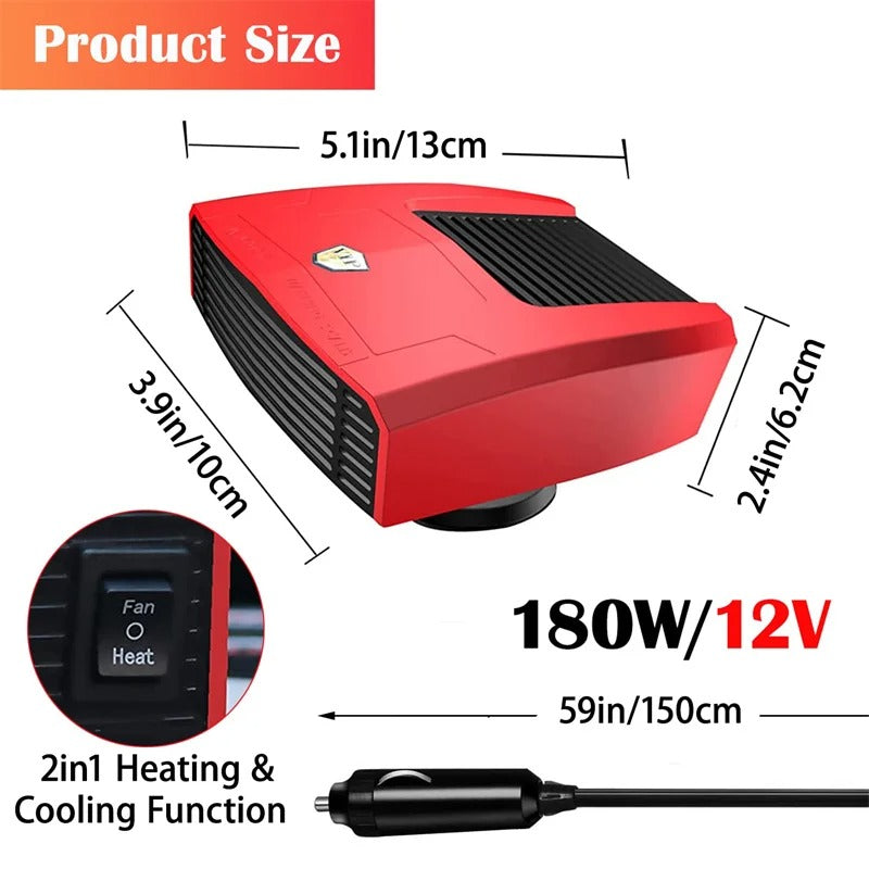 2-in-1 Multi-Function Portable Car Heater